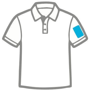 Polo štampa levi rukav